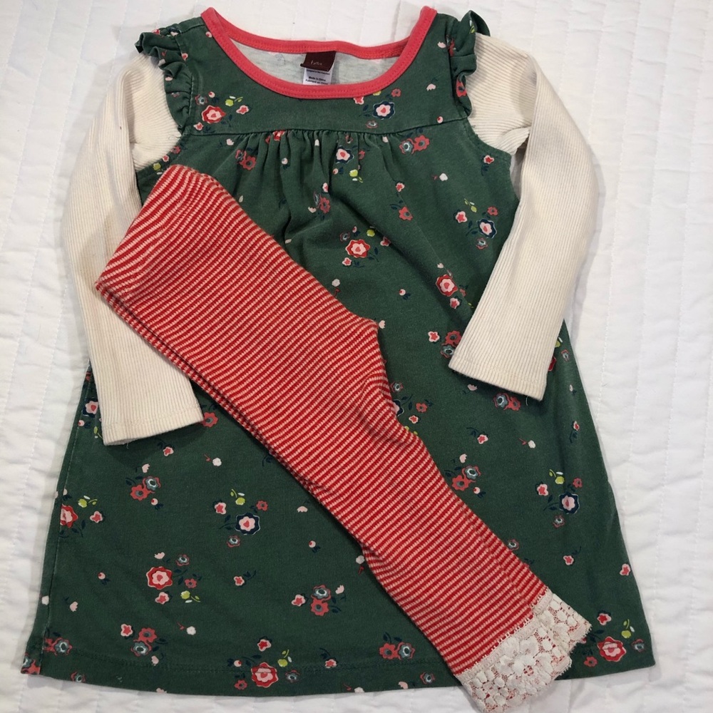 Tea Collection Dress and Leggings Set